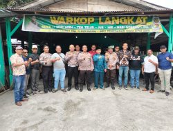 Polsek Tualang Pererat Sinergi dengan Insan Pers, Kapolsek Perkenalkan Kanit Reskrim Baru Lewat Coffee Morning