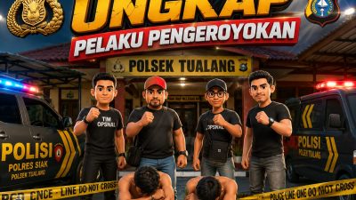 Buron Empat Bulan, Dua Pelaku Pengeroyokan di Barbershop Perawang Dibekuk Tim Opsnal Polsek Tualang, Dua Lagi Masih DPO