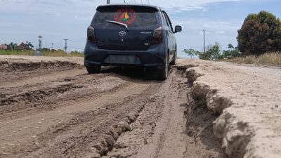 Jalan Penghubung di Kecamatan Sungai Mandau Tasik Betung Rusak Parah, Warga Minta Perhatian Pemerintah