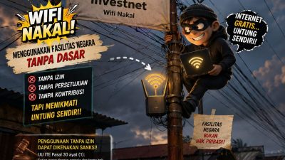 SIKAT KABEL LIAR! INVESTNET DIDUGA “MENUMPANG” TANPA IZIN DI TIANG PLN, KOTA SIAK BERHALUAN SAMPAH VISUAL