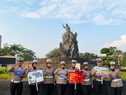 Polantas Karib Hadir, Edukasi Keselamatan Berlalu Lintas Warnai Car Free Day Pekanbaru