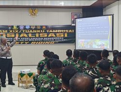 Ditlantas Polda Riau Edukasi Safety Riding kepada Prajurit Pomdam XIX/Tuanku Tambusai