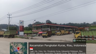 DIDUGA KUAT ADA OKNUM PELINDUNG!  JADI SPBU PALAS JADI SARANG PELANGSIR BBM BERSUBSIDI — TRUK BESAR MENGULAR, BEROPERASI TERANG-TERANGAN TANPA TERGANGGU