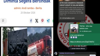 Mencurigakan! Wartawan Dikeluarkan dari Grup Humas Polsek Kandis Usai Beritakan Dugaan Gudang Oplosan Minyak
